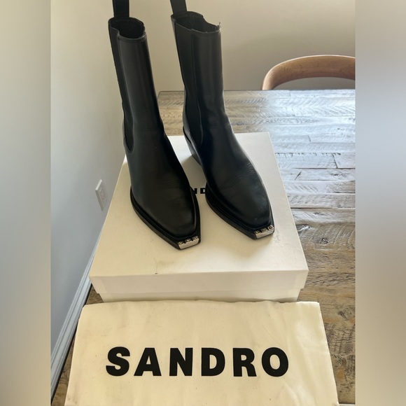 Sandro saila boots size 37 great conditions - Picture 1 of 7